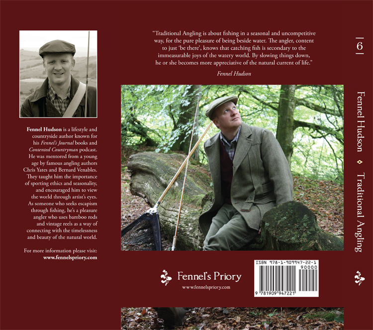 Traditional angling book by author Fennel Hudson - about the rear cover